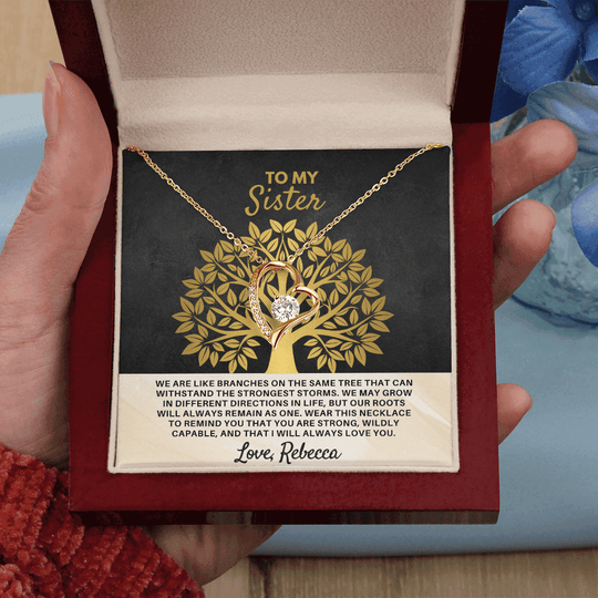 To My Sister - Forever Love - Gift Set - SSS3V1 Jewelry ShineOn Fulfillment