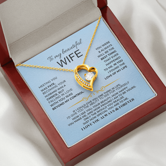To My Beautiful Wife - Gift Set - SS219765 Jewelry ShineOn Fulfillment