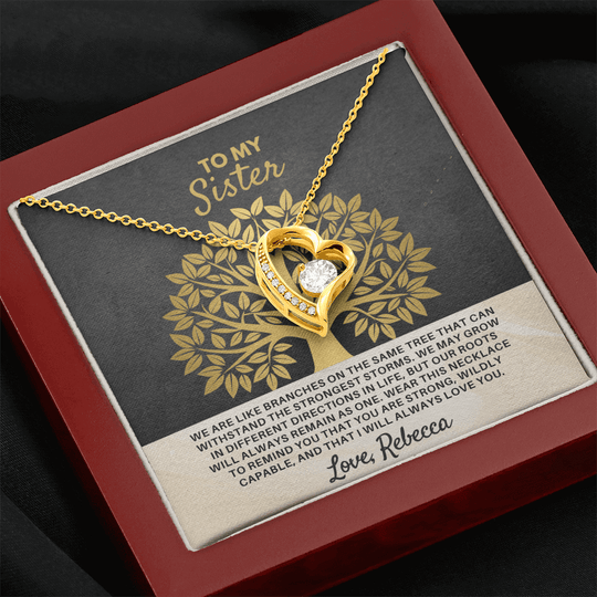 To My Sister - Forever Love - Gift Set - SSS3V1 Jewelry ShineOn Fulfillment