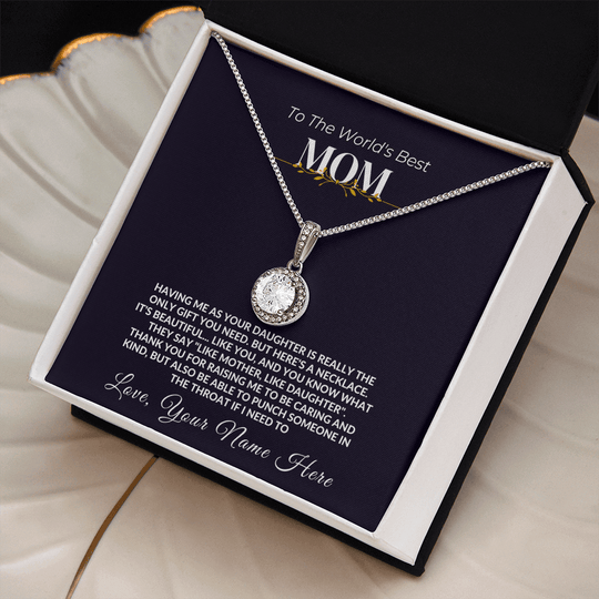 To My Mom - From Daughter - Beautiful Gift Set - SS431 Jewelry ShineOn Fulfillment