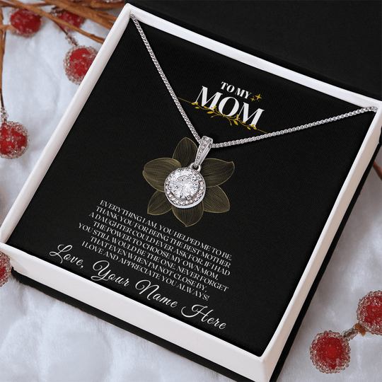 To My Mom - From Daughter - Best Mother - Beautiful Gift Set - SS430 Jewelry ShineOn Fulfillment
