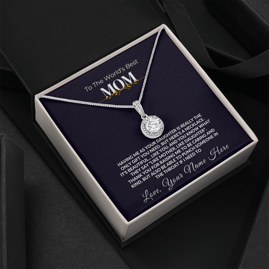 To My Mom - From Daughter - Beautiful Gift Set - SS431 Jewelry ShineOn Fulfillment