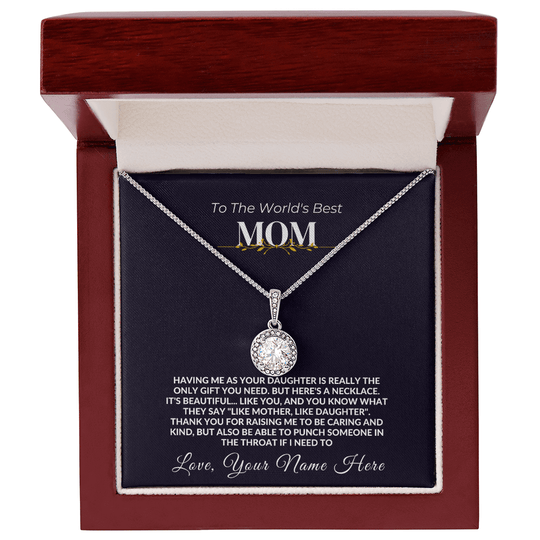 To My Mom - From Daughter - Beautiful Gift Set - SS431 Jewelry ShineOn Fulfillment