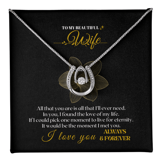 To My Wife - Beautiful Gift Set - SS09 Jewelry ShineOn Fulfillment Two Tone Box