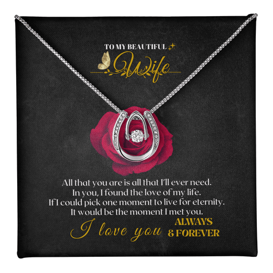 To My Wife - Beautiful Gift Set - SS09v2 Jewelry ShineOn Fulfillment Two Tone Box