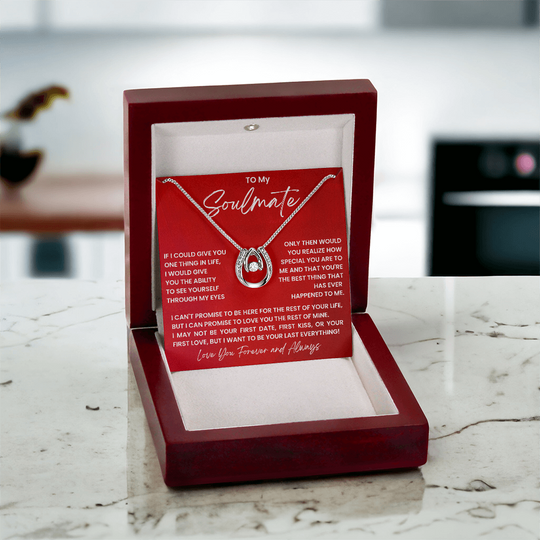 To My Soulmate - Beautiful Neckle Gift Set - SS40 Jewelry ShineOn Fulfillment