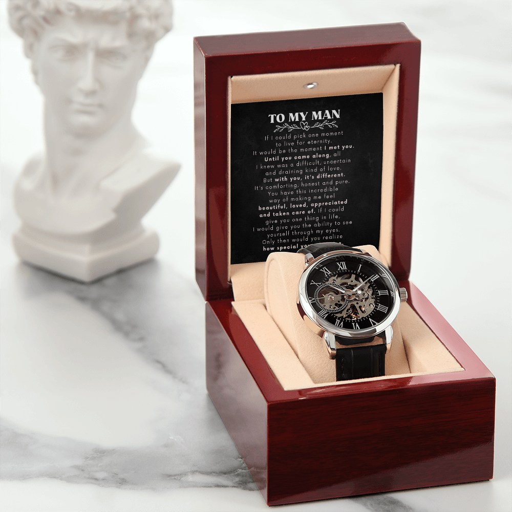 To My Man | I Met You | Personalized Watch - SSTMW5 Jewelry ShineOn Fulfillment