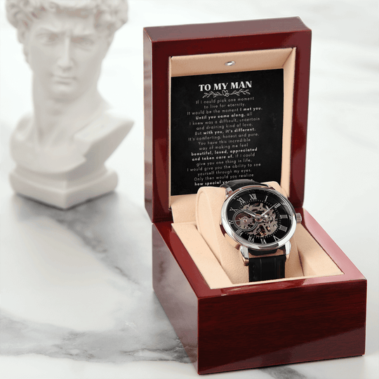 To My Man | I Met You | Personalized Watch - SSTMW5 Jewelry ShineOn Fulfillment