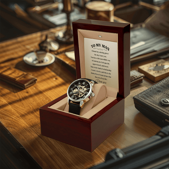 To My Man | I Love You | Personalized Watch - SSTMMW8 Jewelry ShineOn Fulfillment