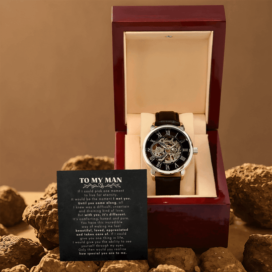 To My Man | I Met You | Personalized Watch - SSTMW5 Jewelry ShineOn Fulfillment