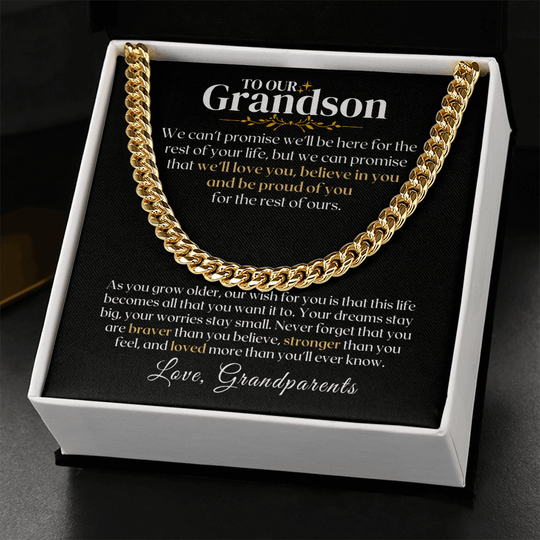 To Our Grandson - Grandparents - Rest Of Ours - Gift Set - SS330 Jewelry ShineOn Fulfillment
