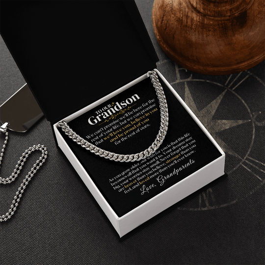 To Our Grandson - Grandparents - Rest Of Ours - Gift Set - SS330 Jewelry ShineOn Fulfillment