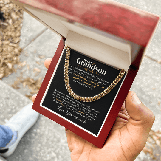 To Our Grandson - Grandparents - Rest Of Ours - Gift Set - SS330 Jewelry ShineOn Fulfillment