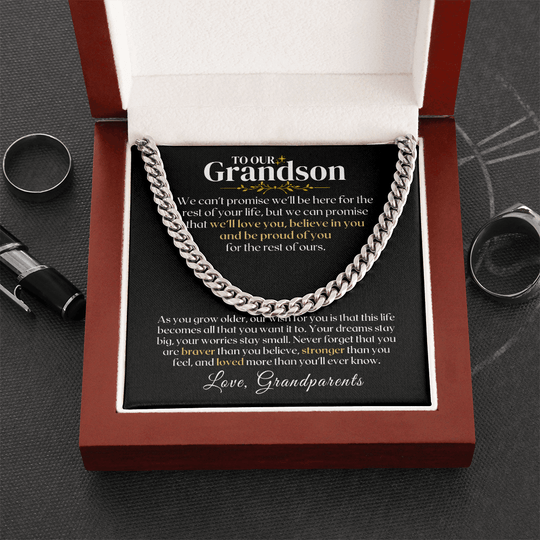 To Our Grandson - Grandparents - Rest Of Ours - Gift Set - SS330 Jewelry ShineOn Fulfillment