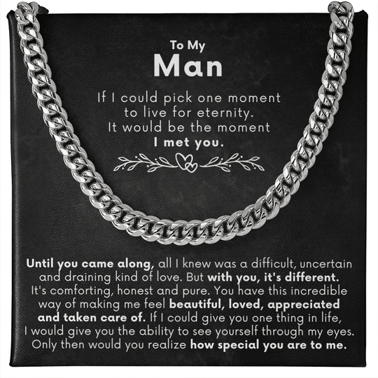 To My Man - Luxury Gift Set - SSTM5 Jewelry ShineOn Fulfillment Stainless Steel Luxury Box