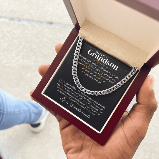 To Our Grandson - Grandparents - Rest Of Ours - Gift Set - SS330 Jewelry ShineOn Fulfillment