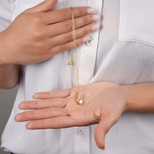 To My Beautiful Wife - Beautiful Gift Pedant Neckle Set - SS16V2R Jewelry ShineOn Fulfillment