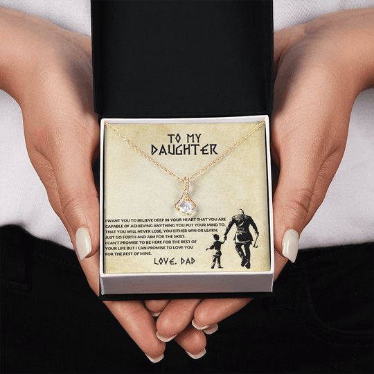 To My Daughter - Believe Deep - Gift Set - SSD33V3 Jewelry ShineOn Fulfillment