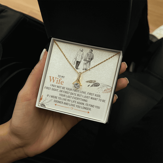 To My Wife - First Kiss - Beautiful Gift Set - SSW25 Jewelry ShineOn Fulfillment