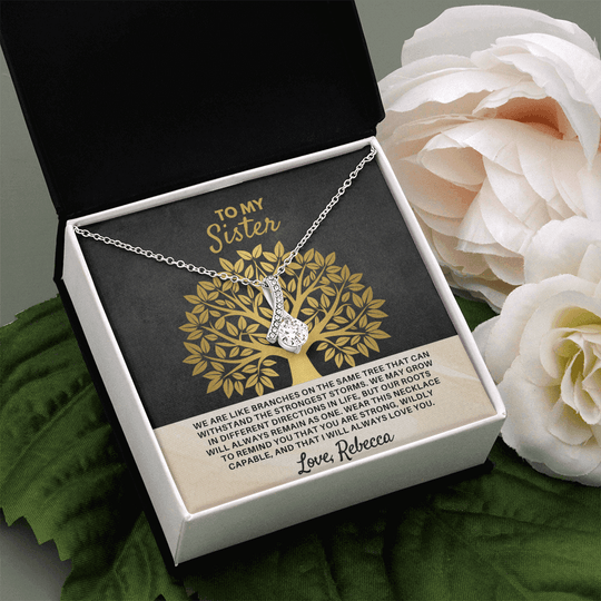 To My Sister - Personalized Gift Set - SSS3V2 Jewelry ShineOn Fulfillment