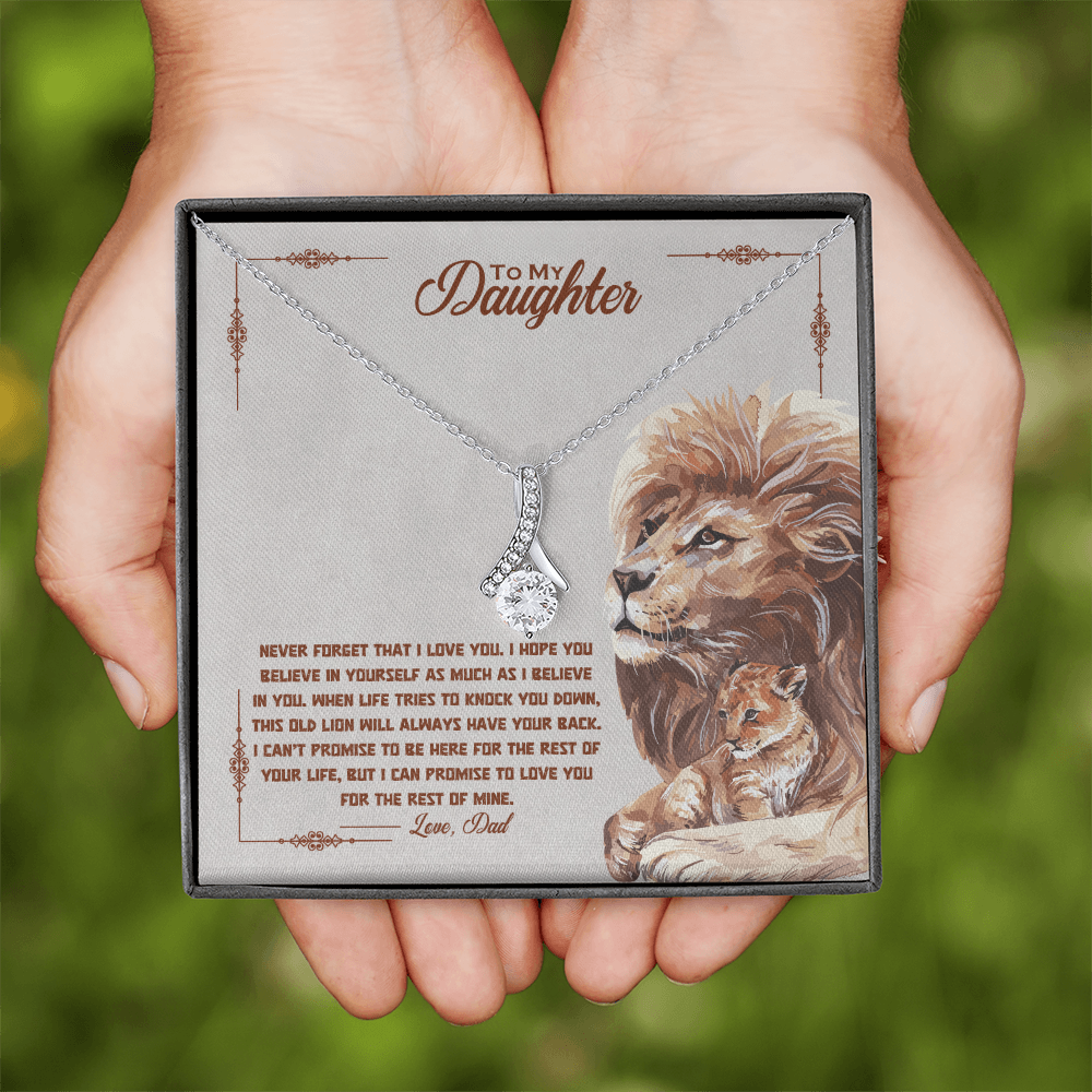 To My Daughter - Old Lion - Gift Set - SSD34V2 Jewelry ShineOn Fulfillment