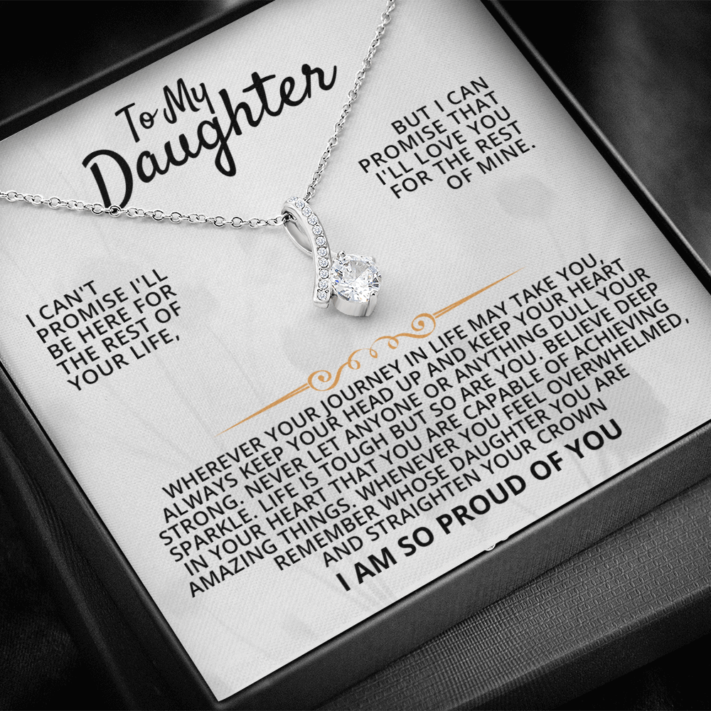 To My Daughter - Pround Of You - Gift Set - SSD18V2 Jewelry ShineOn Fulfillment
