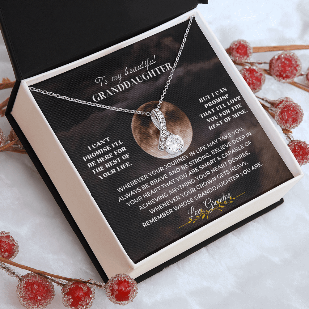 To My Beautiful Granddaughter - Personalized Gift Set - SNV1170 Jewelry ShineOn Fulfillment