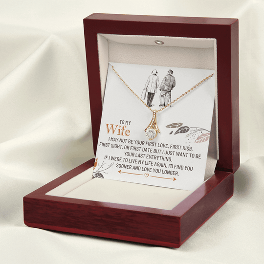 To My Wife - First Kiss - Beautiful Gift Set - SSW25 Jewelry ShineOn Fulfillment