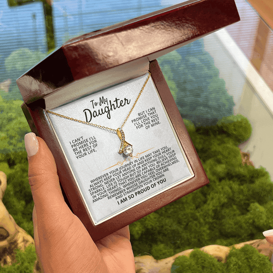 To My Daughter - Pround Of You - Gift Set - SSD18V2 Jewelry ShineOn Fulfillment