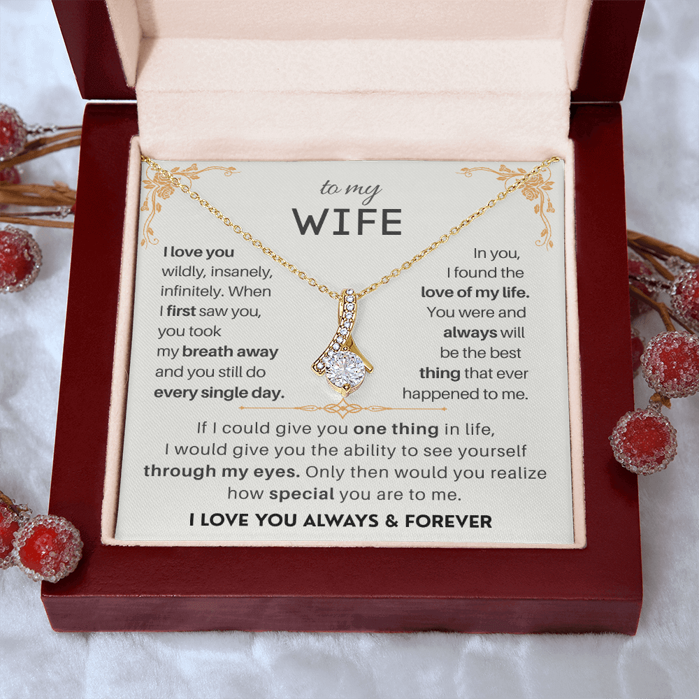 To My Beautiful Wife - Gift Set - SSD18V Jewelry ShineOn Fulfillment