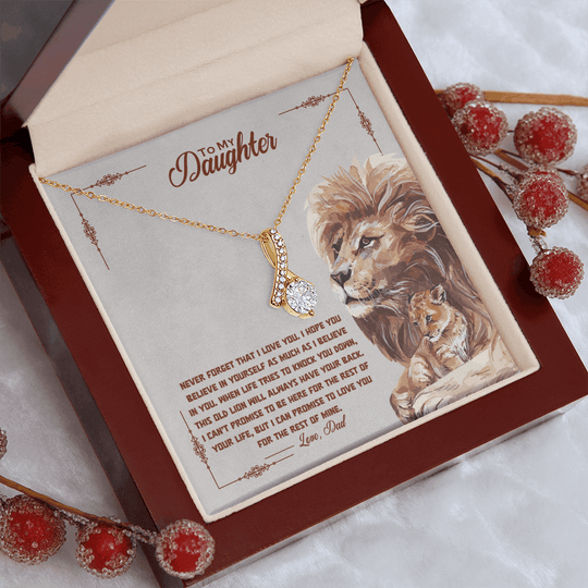 To My Daughter - Old Lion - Gift Set - SSD34V2 Jewelry ShineOn Fulfillment