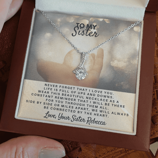 To My Sister - Personalized Gift Set - SS5V1 Jewelry ShineOn Fulfillment