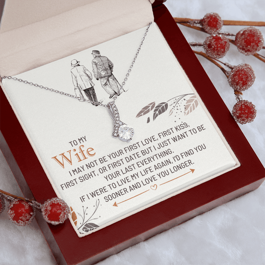 To My Wife - First Kiss - Beautiful Gift Set - SSW25 Jewelry ShineOn Fulfillment