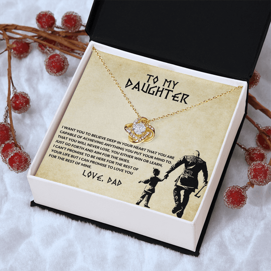 To My Daughter - Believe Deep - Beautiful Gift Set - SSD33V2 Jewelry ShineOn Fulfillment