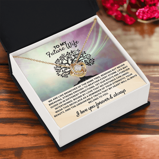 To My Future Wife - Love Knot Gift Set - SSFW28V1 Jewelry ShineOn Fulfillment