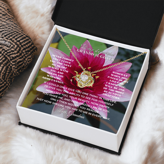 To My Beautiful Granddaughter - Love Knot Gift Set - SV4117LK Jewelry ShineOn Fulfillment