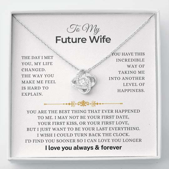 To My Future Wife - Forever Love - Gift Set - SS3V14S2 Jewelry ShineOn Fulfillment