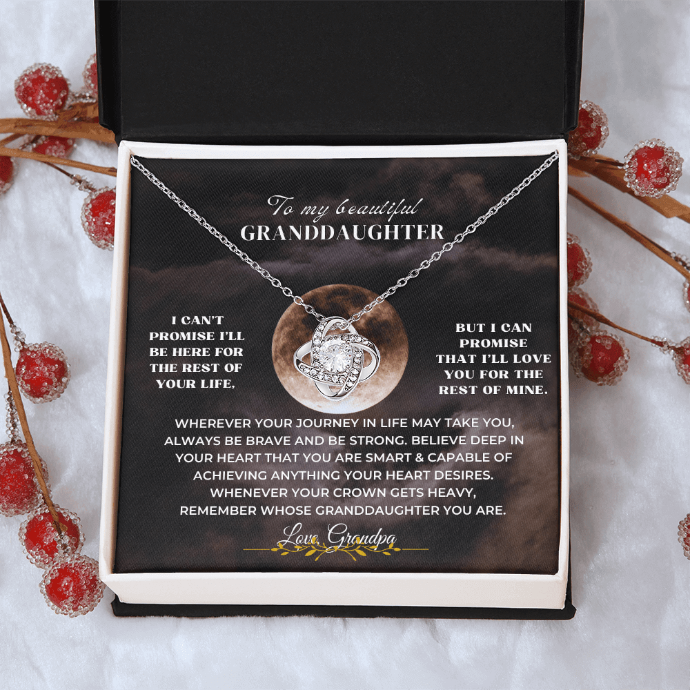 To My Beautiful Granddaughter - Love Knot Gift Set - SS117CKV33 Jewelry ShineOn Fulfillment