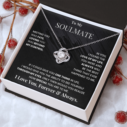 To My Soulmate - Beautiful Gift Set - SSSM3 Jewelry ShineOn Fulfillment