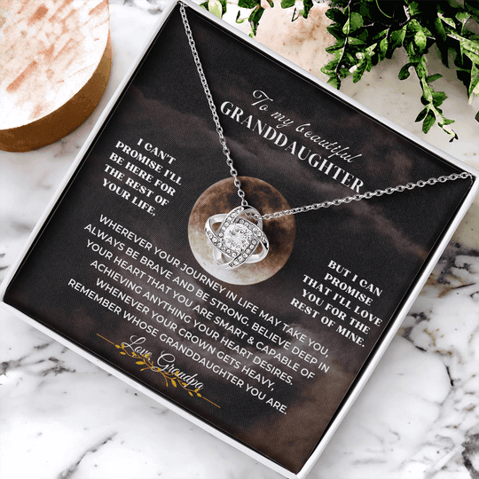 To My Beautiful Granddaughter - Love Knot Gift Set - SS117CKV33 Jewelry ShineOn Fulfillment