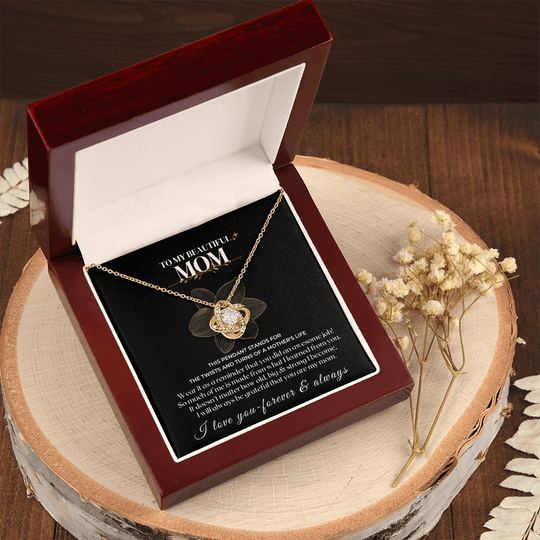 To My Mom - Twists & Turns Gift Set - SS115 Jewelry ShineOn Fulfillment