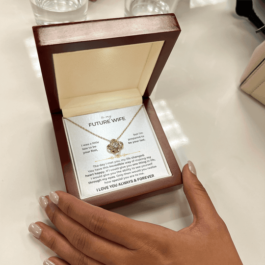 To My Future Wife - Love Knot Gift Set - SS50V7 Jewelry ShineOn Fulfillment