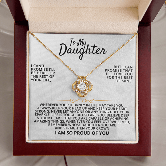To My Daughter - Pround Of You - Beautiful Gift Set - SS4D18 Jewelry ShineOn Fulfillment