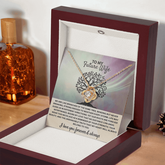 To My Future Wife - Love Knot Gift Set - SSFW28V1 Jewelry ShineOn Fulfillment