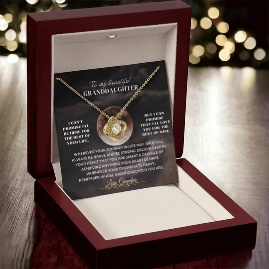 To My Beautiful Granddaughter - Love Knot Gift Set - SS117CKV33 Jewelry ShineOn Fulfillment