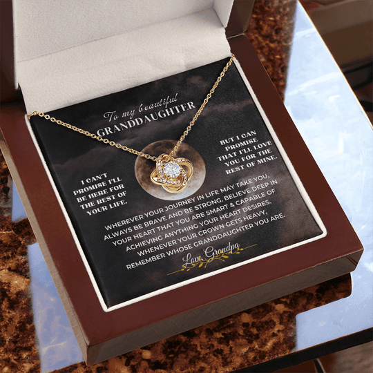 To My Beautiful Granddaughter - Love Knot Gift Set - SS117CKV33 Jewelry ShineOn Fulfillment