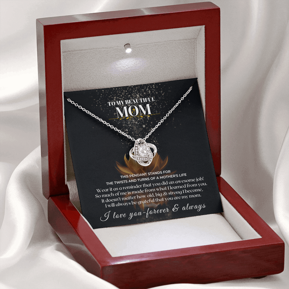 To My Mom - Twists & Turns Gift Set - SS115V2 Jewelry ShineOn Fulfillment