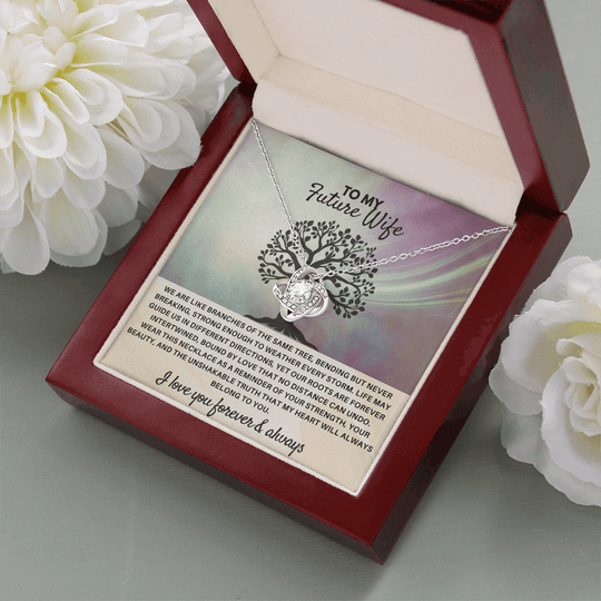 To My Future Wife - Love Knot Gift Set - SSFW28V1 Jewelry ShineOn Fulfillment