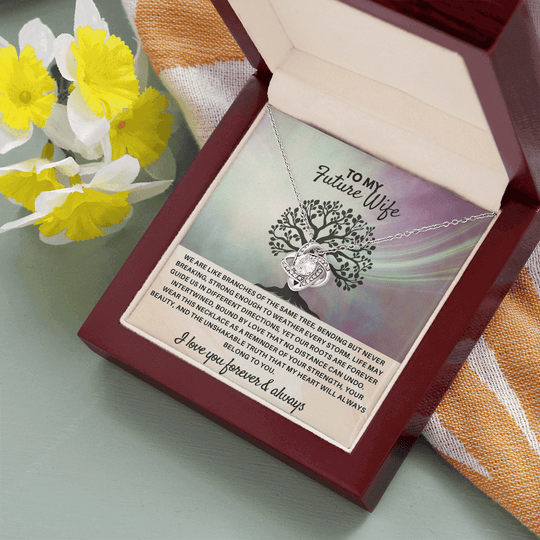 To My Future Wife - Love Knot Gift Set - SSFW28V1 Jewelry ShineOn Fulfillment