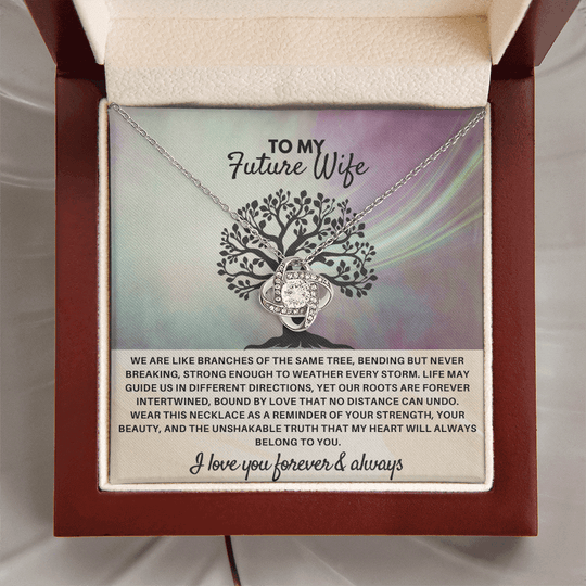 To My Future Wife - Love Knot Gift Set - SSFW28V1 Jewelry ShineOn Fulfillment